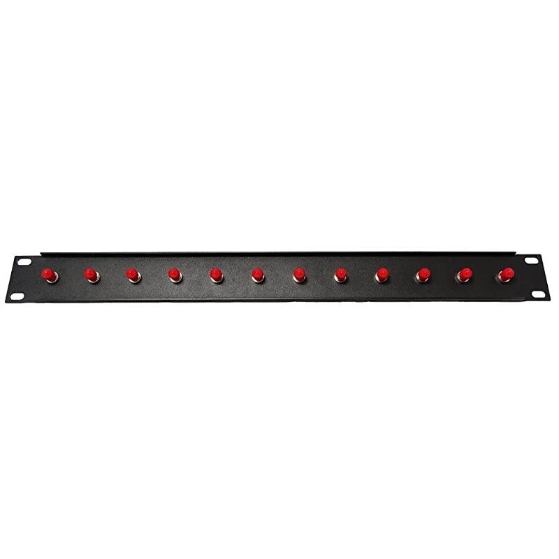 Port ST Fiber Patch Panel Loaded 1u 19
