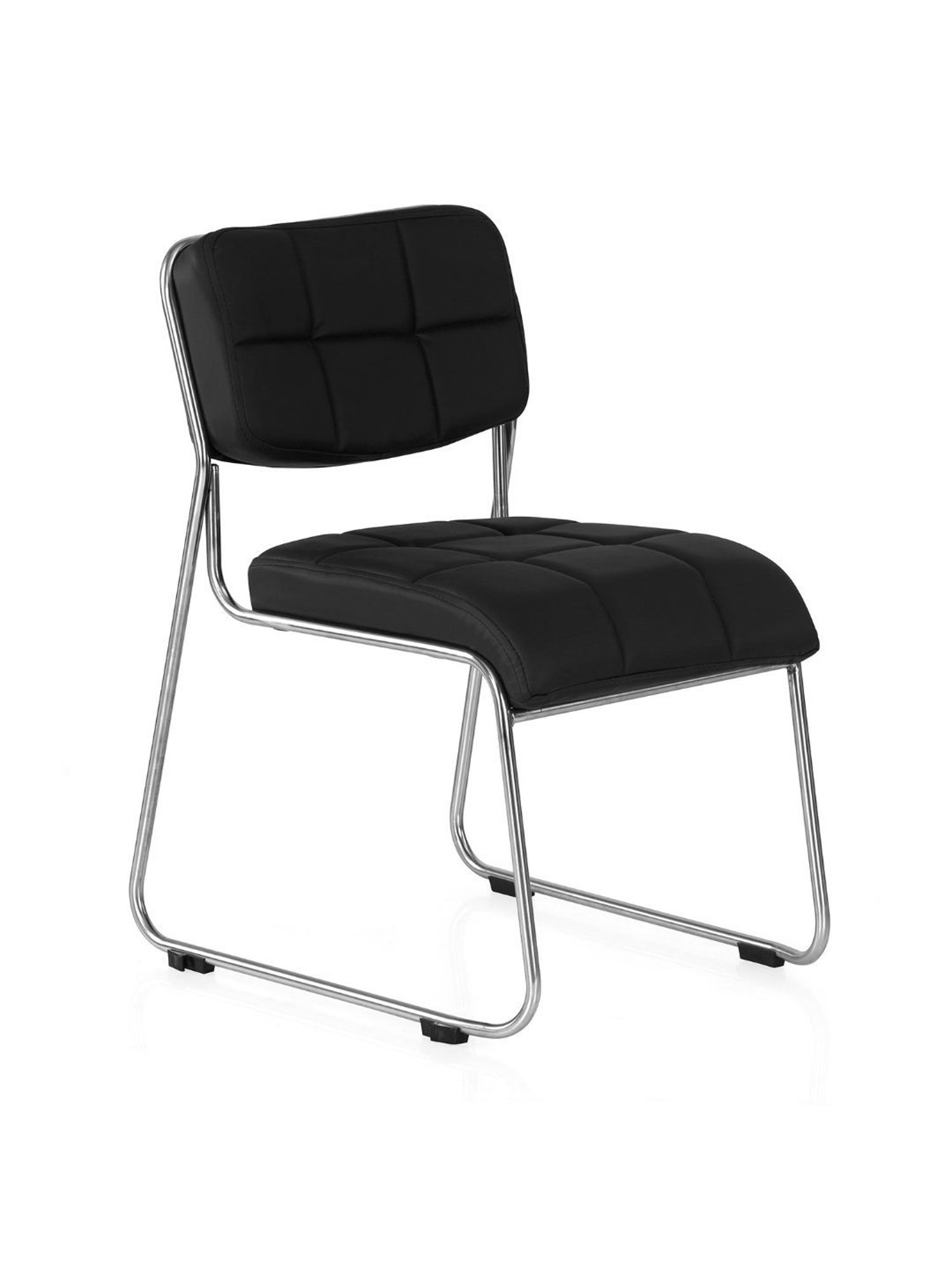 Nilkamal Black PU Foam Visitor Chair