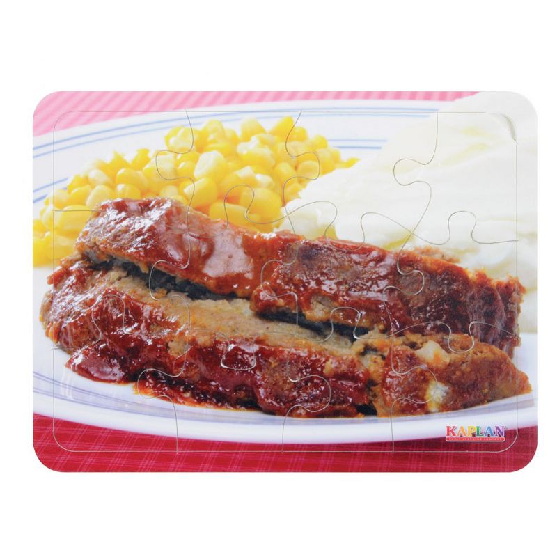 Kaplan Early Learning Cultural Food Puzzles - Set of 6