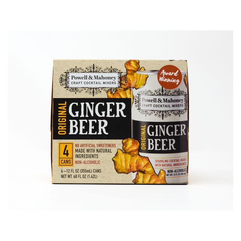Powell & Mahoney Original Ginger Beer - 4pk/12 fl oz Cans