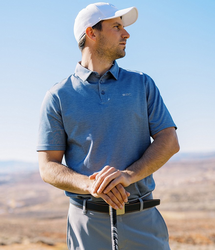 IBKUL Long-Sleeve IceFil&reg; Polo Shirt