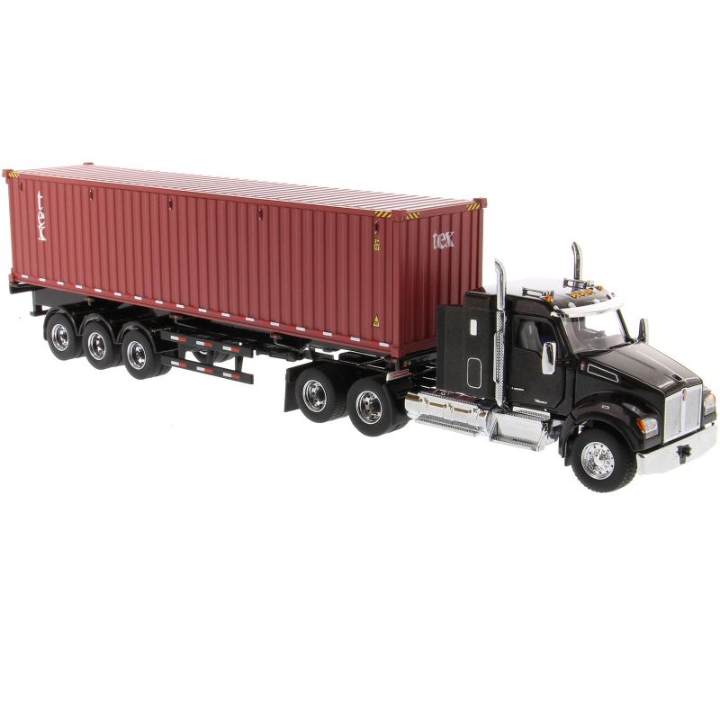 1959 Dodge Custom Royal Lancer Open Convertible Poppy Red and Pearl 1/18 Diecast Model Car by Sunstar