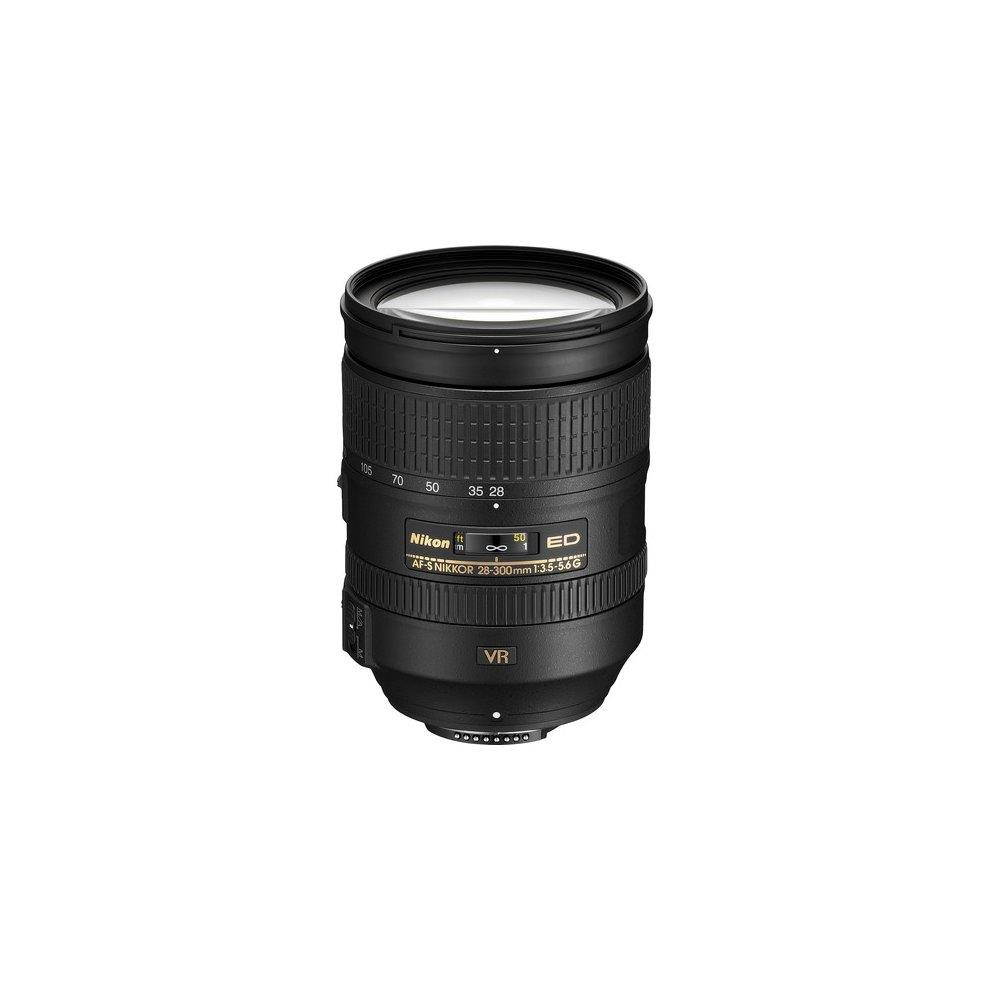 NIKON 2191 AF-S NIKKOR 28-300mm f/3.5-5.6G ED VR Lens (White box) + HOYA UX UV 77mm Filter