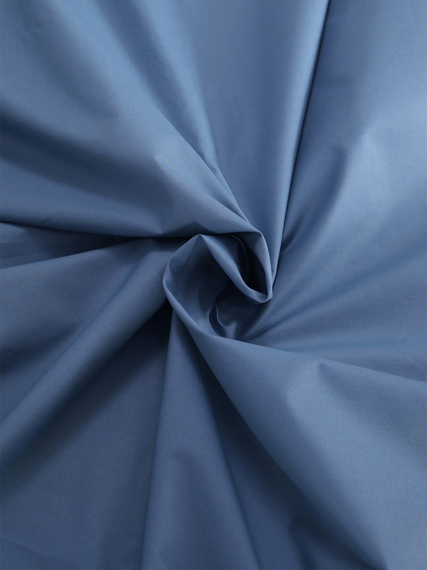 Maspar Colorart Slumber Blue 200 TC Cotton Queen Size Bed Sheet with 2 Pillow Cover