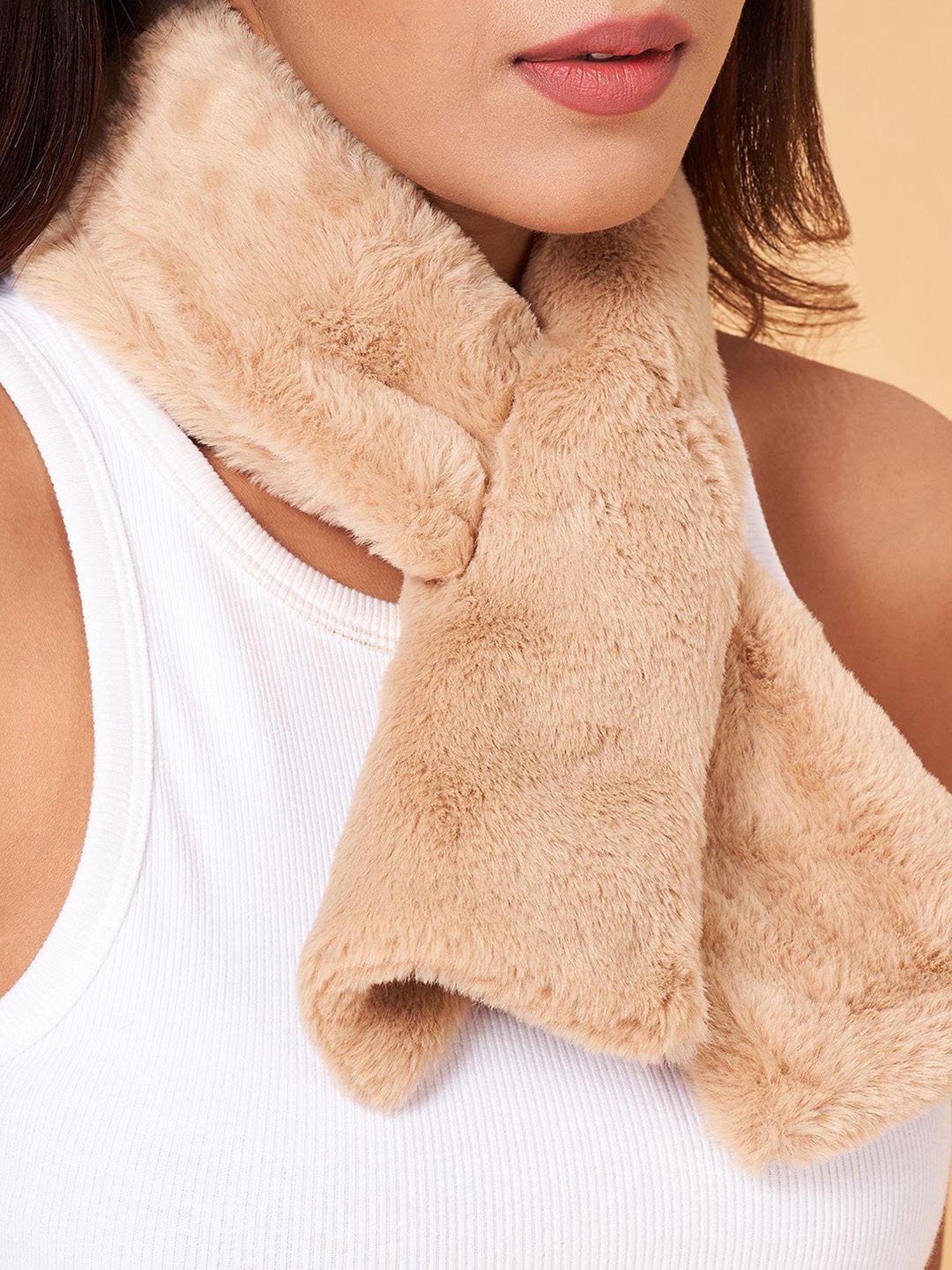 Aditi Wasan White Floral Stole