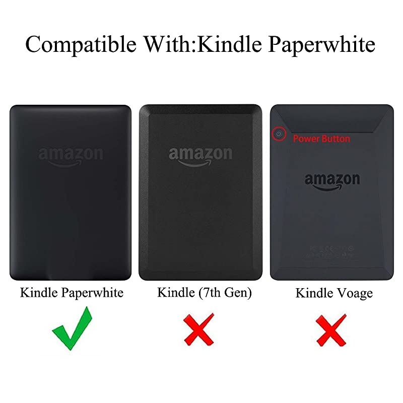 Kindle Paperwhite Case,  PU Leather Flip Case Stand Flexible Magnet with [Auto Wake/Sleep] Smart Protective Case for  Kindle Paperwhite (Fits All 2012, 2013, 2015 Versions)(Pattern2)