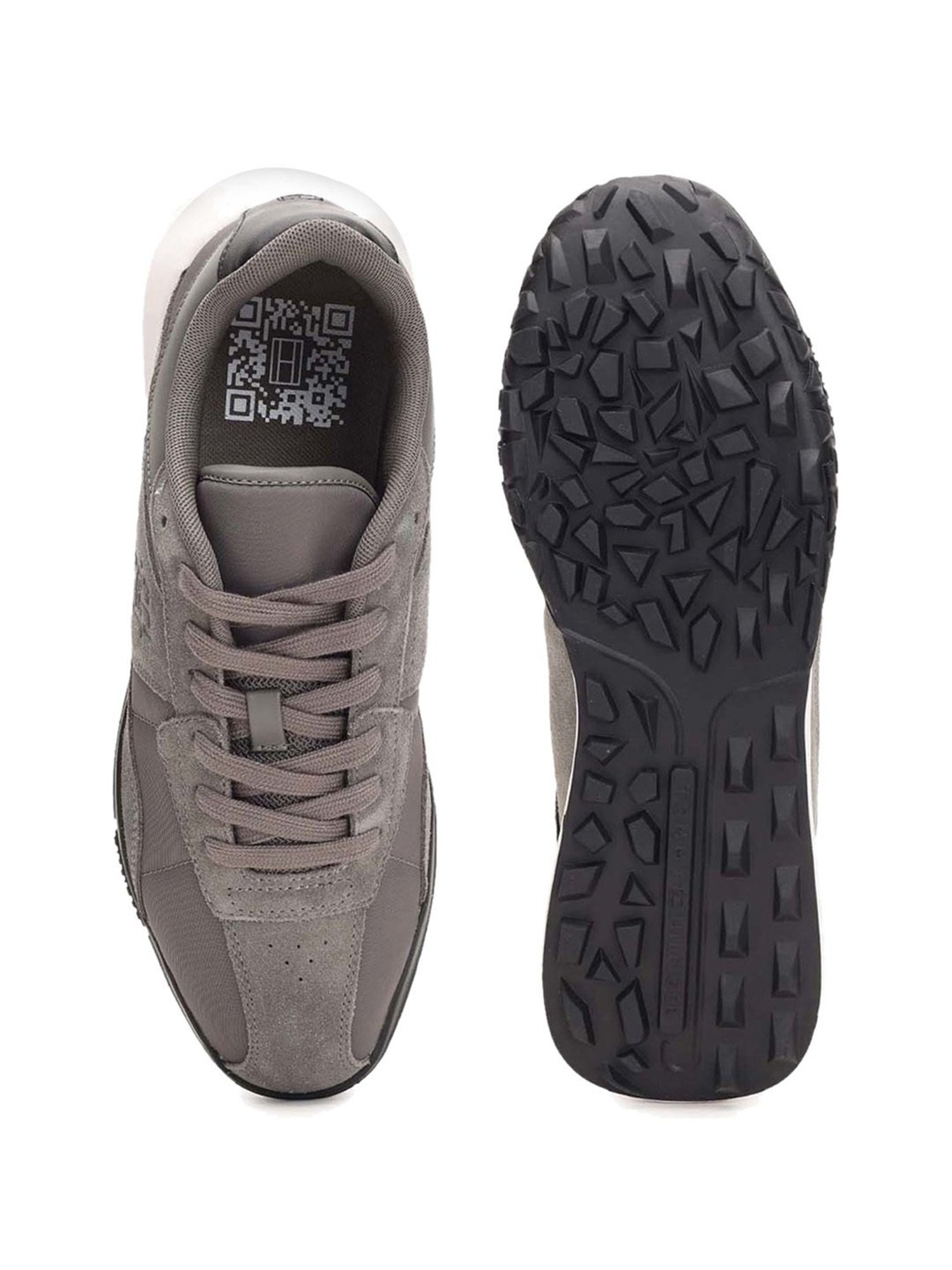 Tommy Hilfiger Men's Grey Casual Sneakers