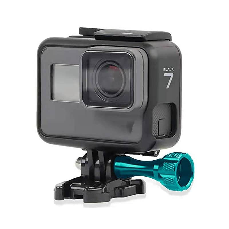 Alloy Thumb Screw Long Thumb Screw with Cap  3Pcs Thumb Bolt Screw Compatible with GoPro Hero 87654321 Camera and All Slots Fully Accessible Blue