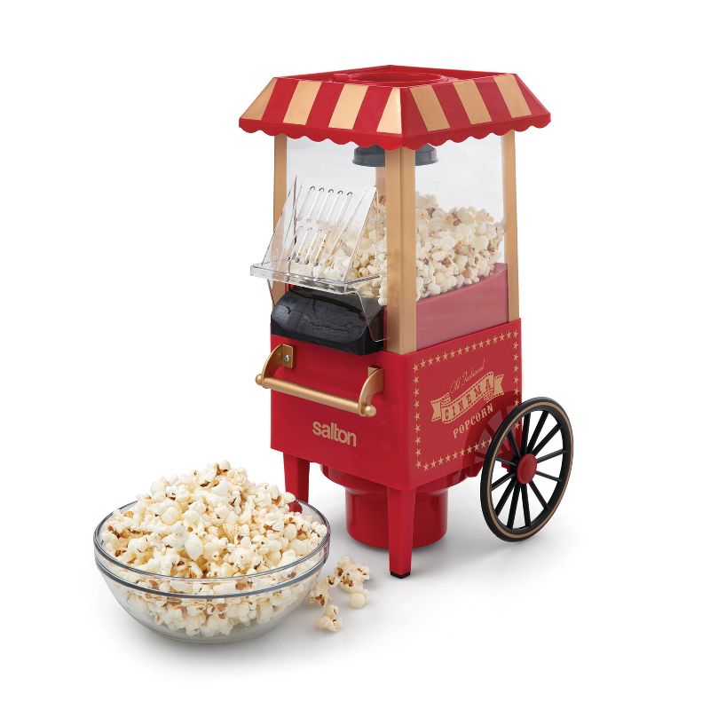 Salton Electric Old Fashioned Popcorn Maker - Red