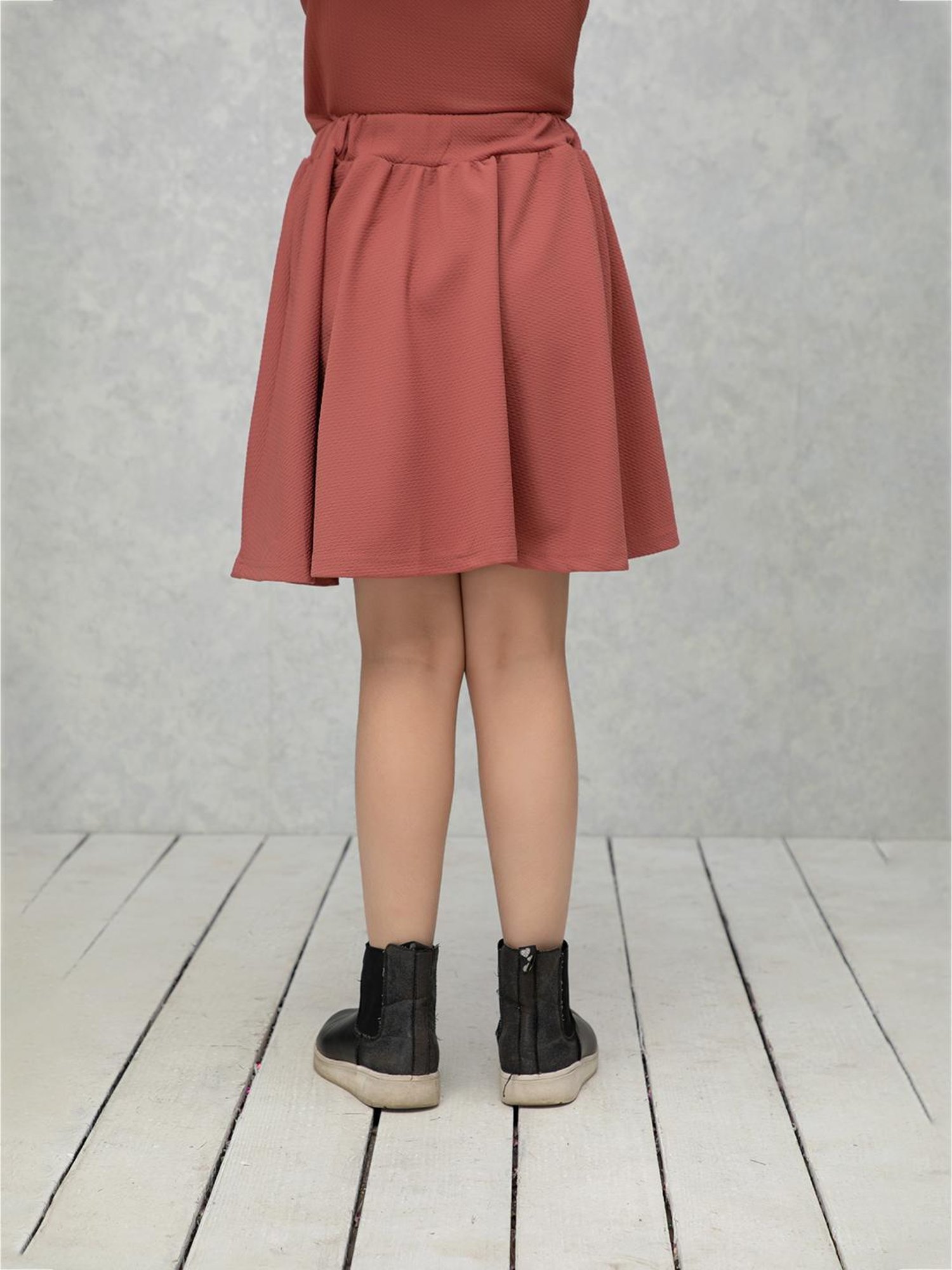 Angel & Rocket Kids Pink Floral Print Skirt