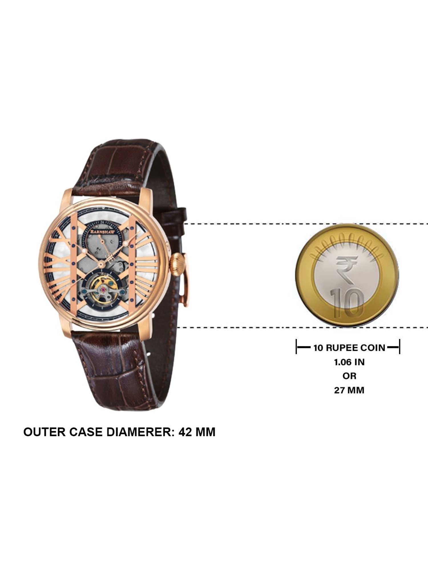 EARNSHAW ES-8095-03 Westminster Automatic Watch for Men