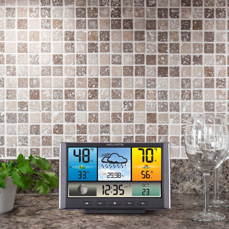 Wind & Weather Plastic Floating Rain Gauge with Metal Stake