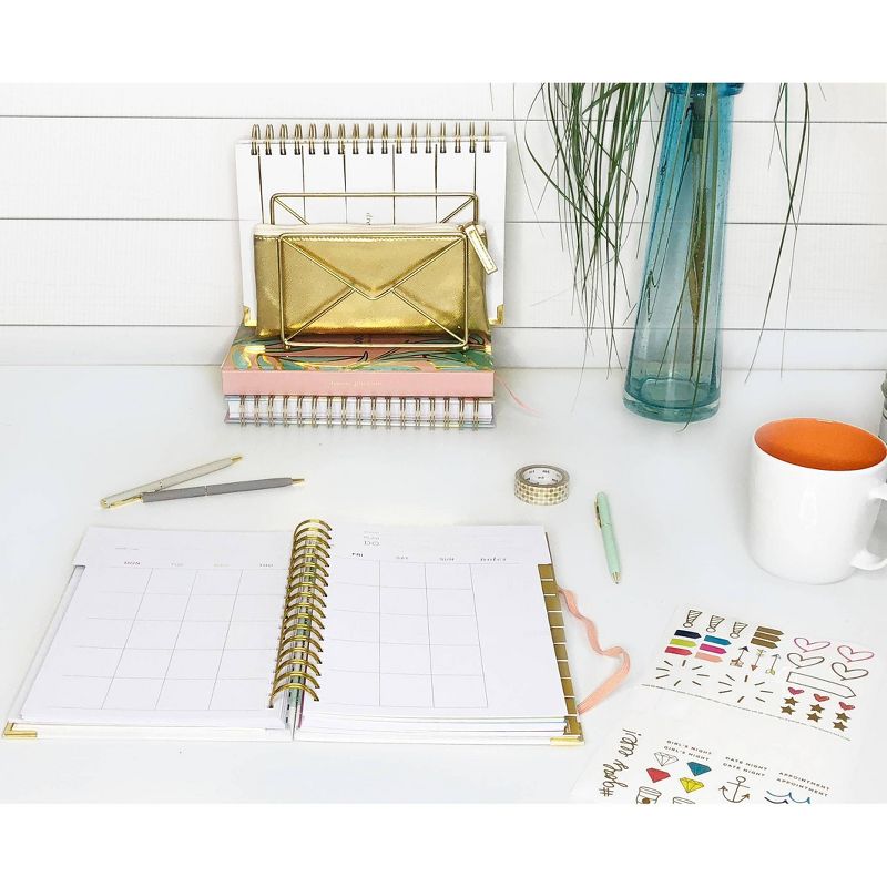 Undated Spiral Planner 6.25" x 9" Weekly Masterpiece - lake + loft