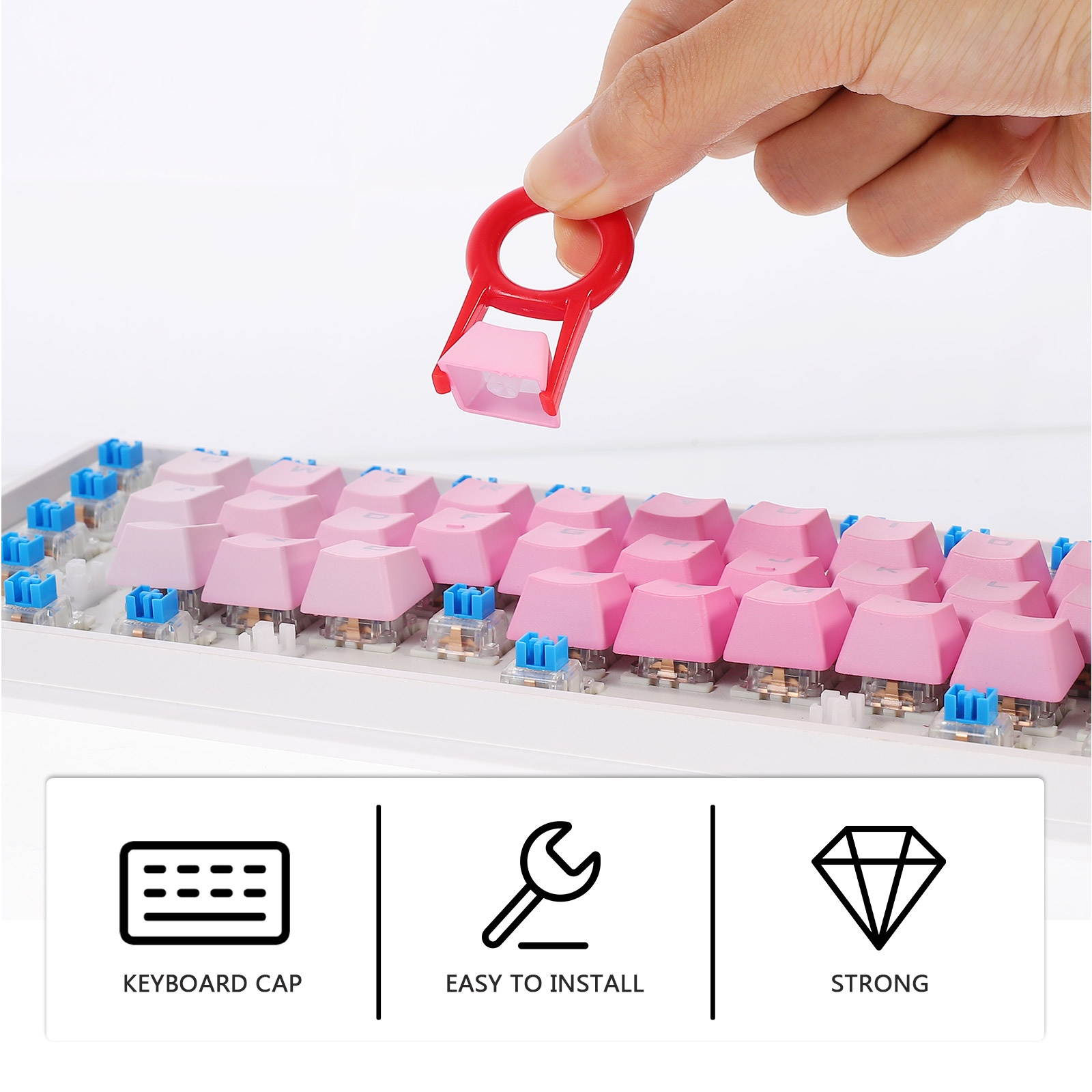 1 set of Keycaps Mechanical Keyboard Switches Keycaps Keyboard Accessories