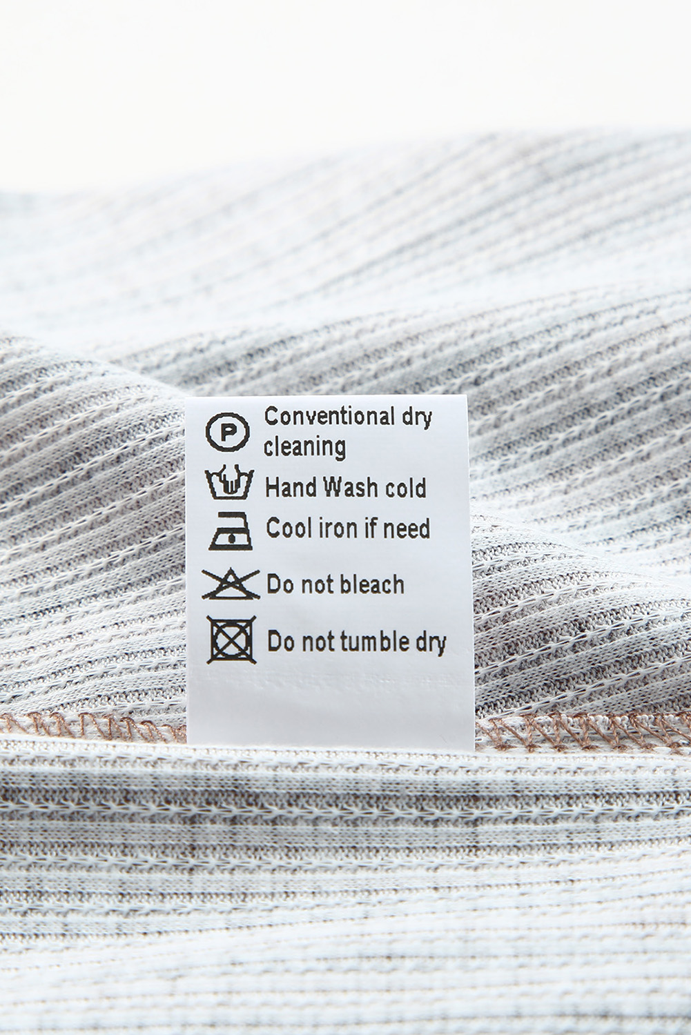 Khaki Striped Print Ruffle Casual Summer Top