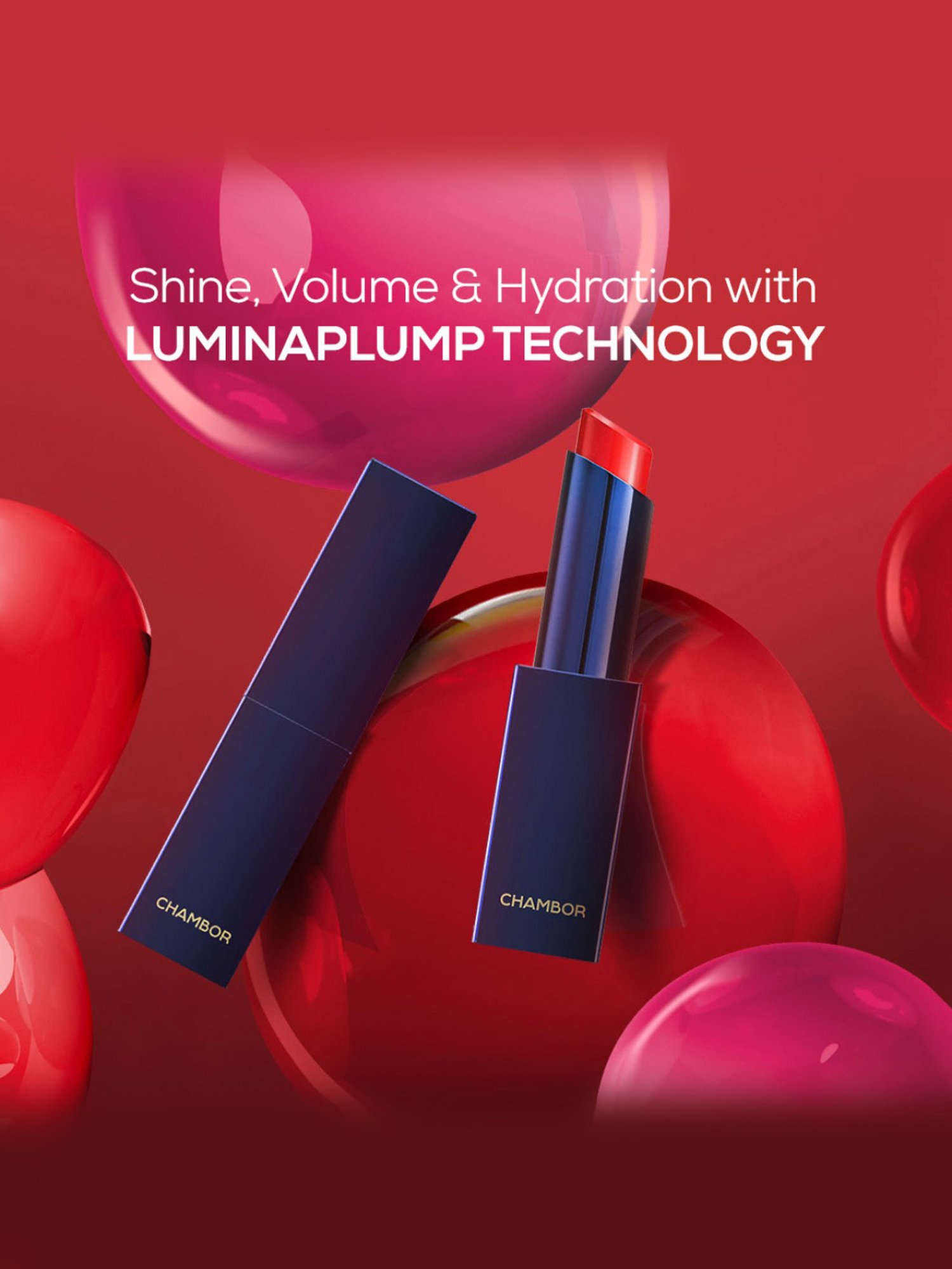 CHAMBOR Plumping Shine Lipstick 382 Seine Sips - 3 gm