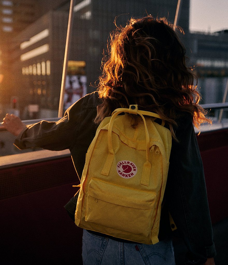 Fjallraven Kanken Water-Resistant Cotton Zipper Convertible Backpack