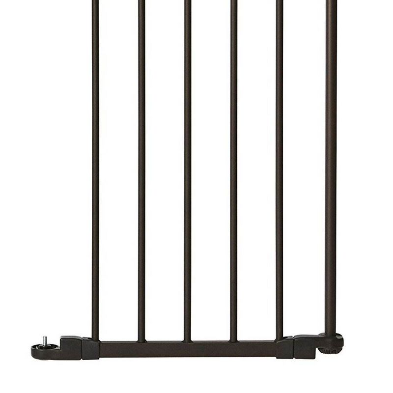 Toddleroo by North States 15 Inch Extension Piece for Deluxe Decor Gate, Bronze