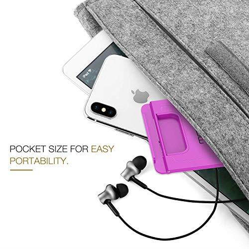 PhoneTablet Stand Foldable Desktop Holder for Devices611 Fit iPhone 11 Pro Max11 Pro11 iPad 102 2019 iPhone XsXs MaxXrX iPad Air 3 Mini 5 Galaxy Note 10 Plus PurpleSmall Size
