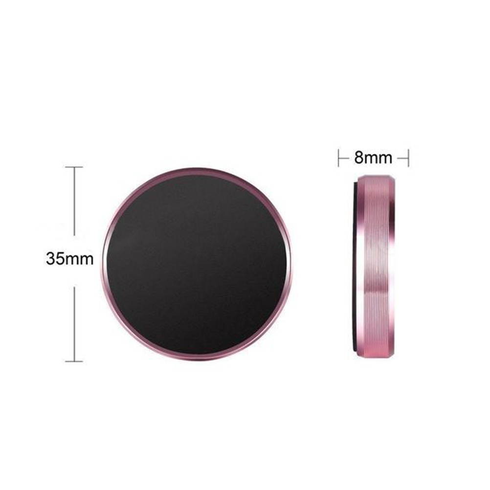 Universal Mini Car Magnetic Dashboard Cell Phone Mount Holder Stand for Smartphones (Silver)