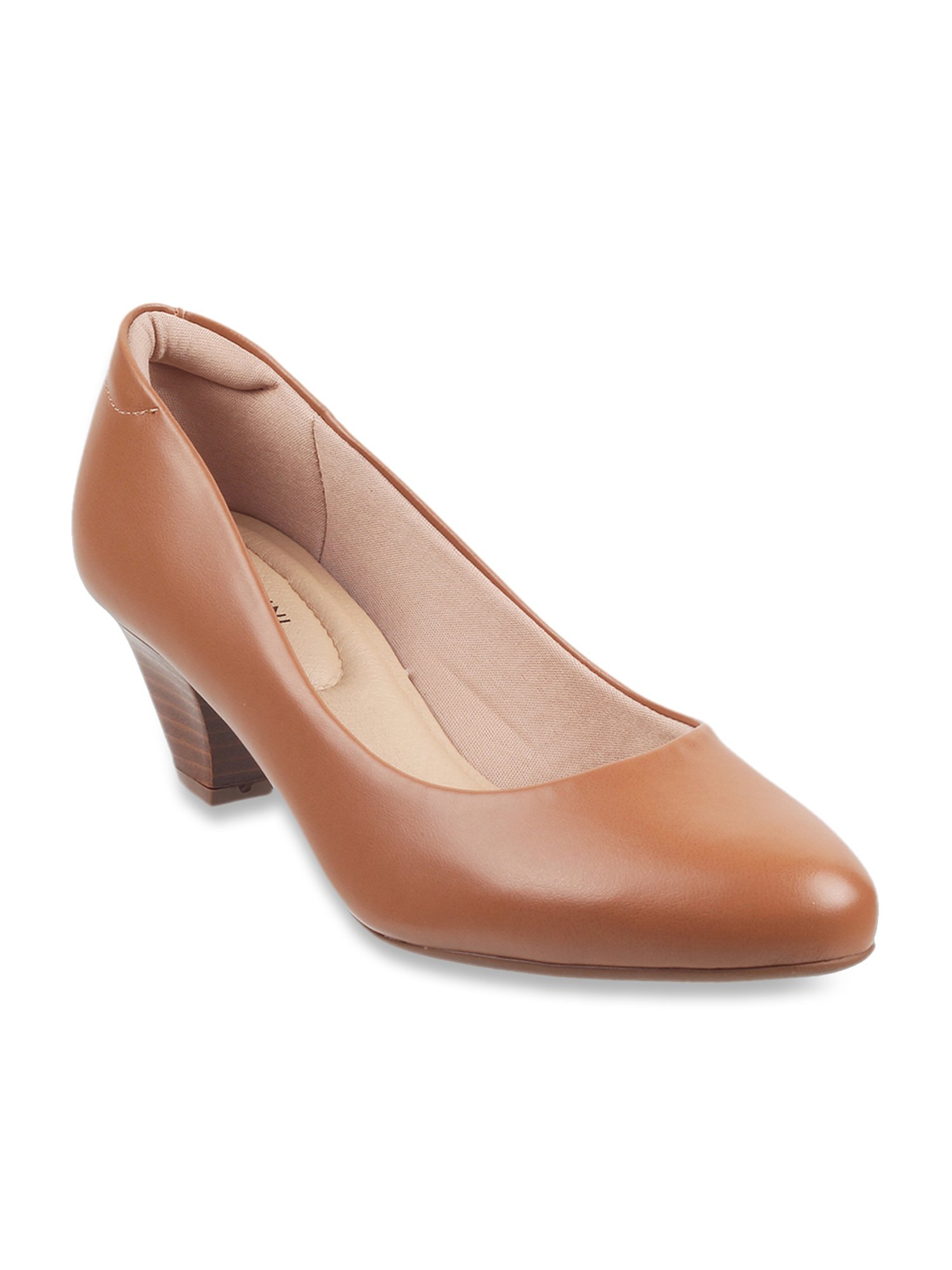 J. Fontini by Mochi Women's Tan Formal Pumps