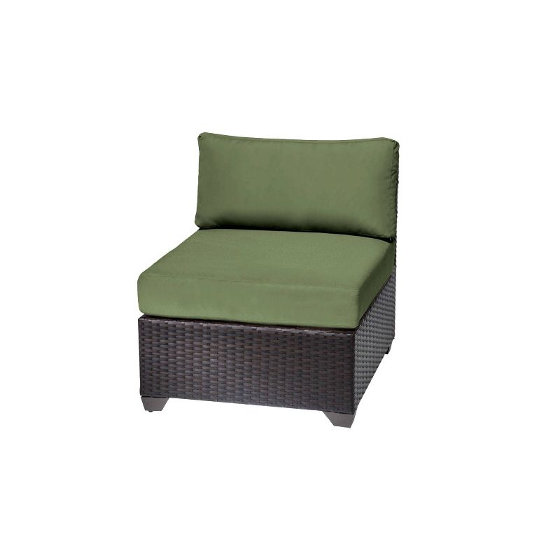 3pc Outdoor Wicker Conversation Set with Sofa Chairs & Table - Crestlive Products