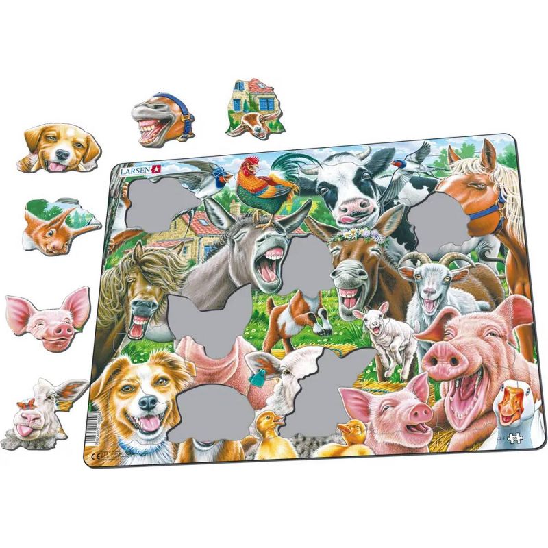 Larsen Happy Farm Kids' Jigsaw Puzzle - 33pc
