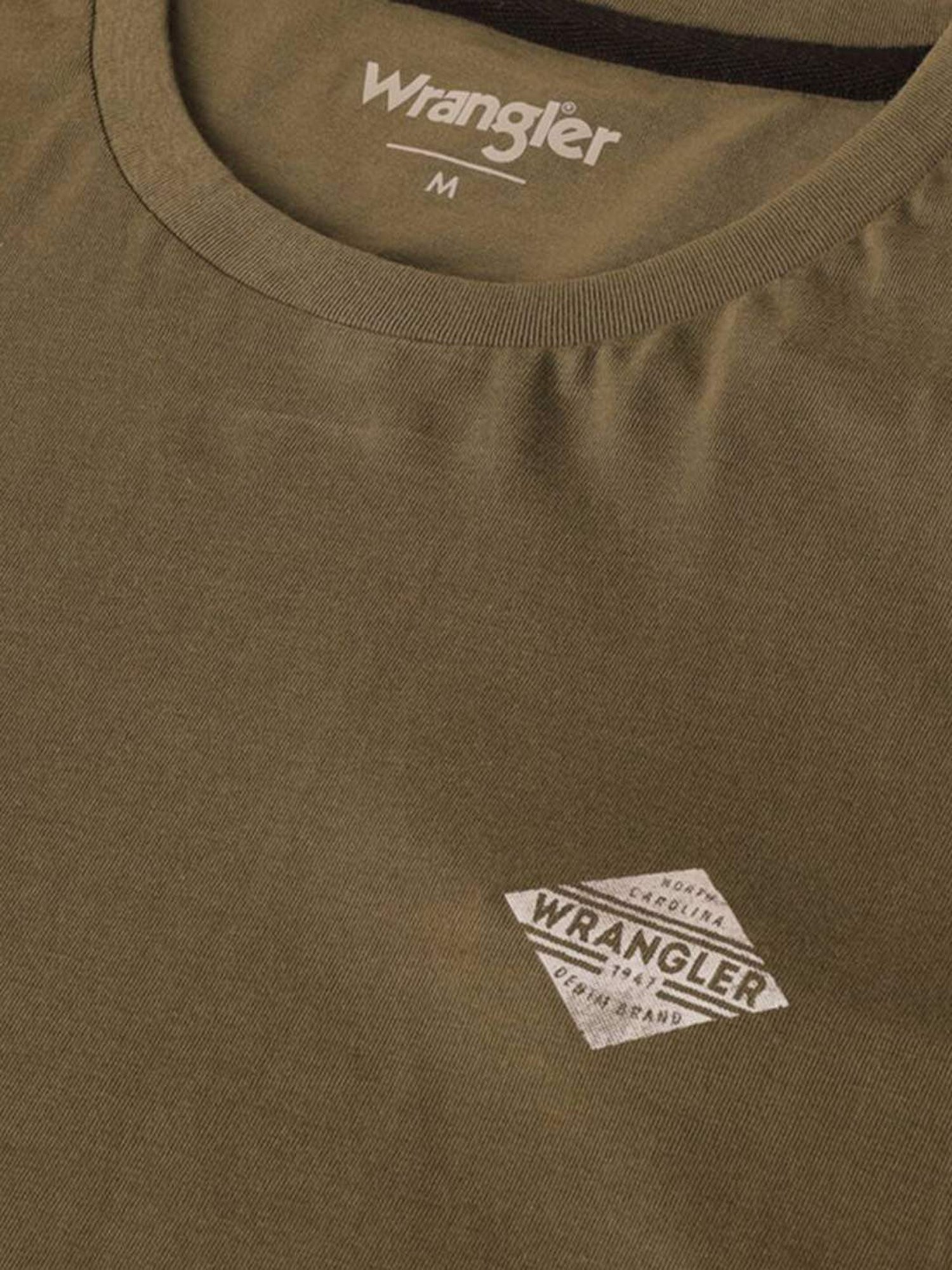 Wrangler Winter Moss Cotton Regular Fit T-Shirt