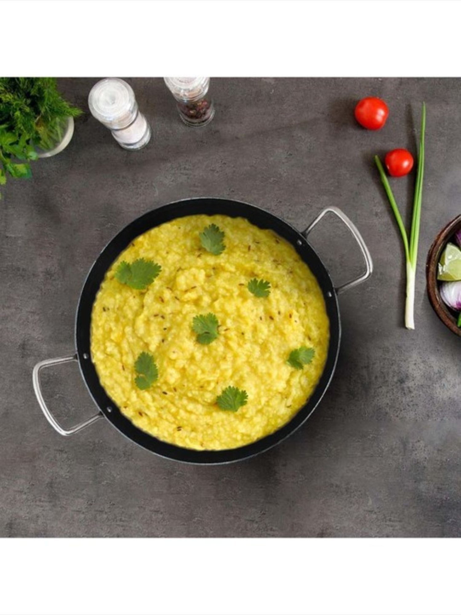 The Indus Valley Black Cast Iron 2 Piece Cookware Set