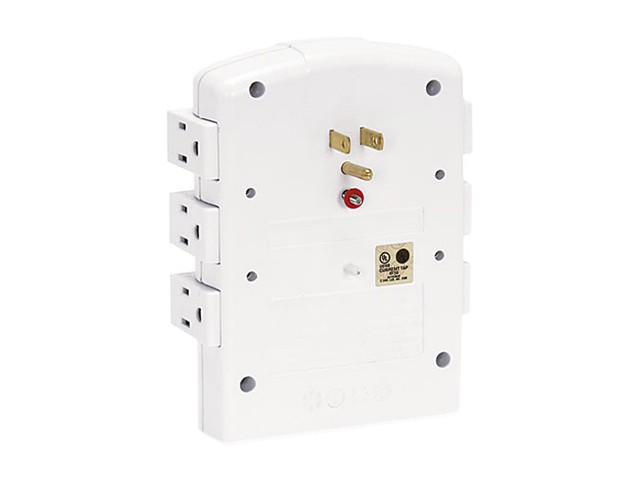 Uninex PS102 RF Remote Control Power Managed 6-Outlet Energy Controlled Surge Protector, Eliminates Standby Idle Electricity Usage, 6-Foot