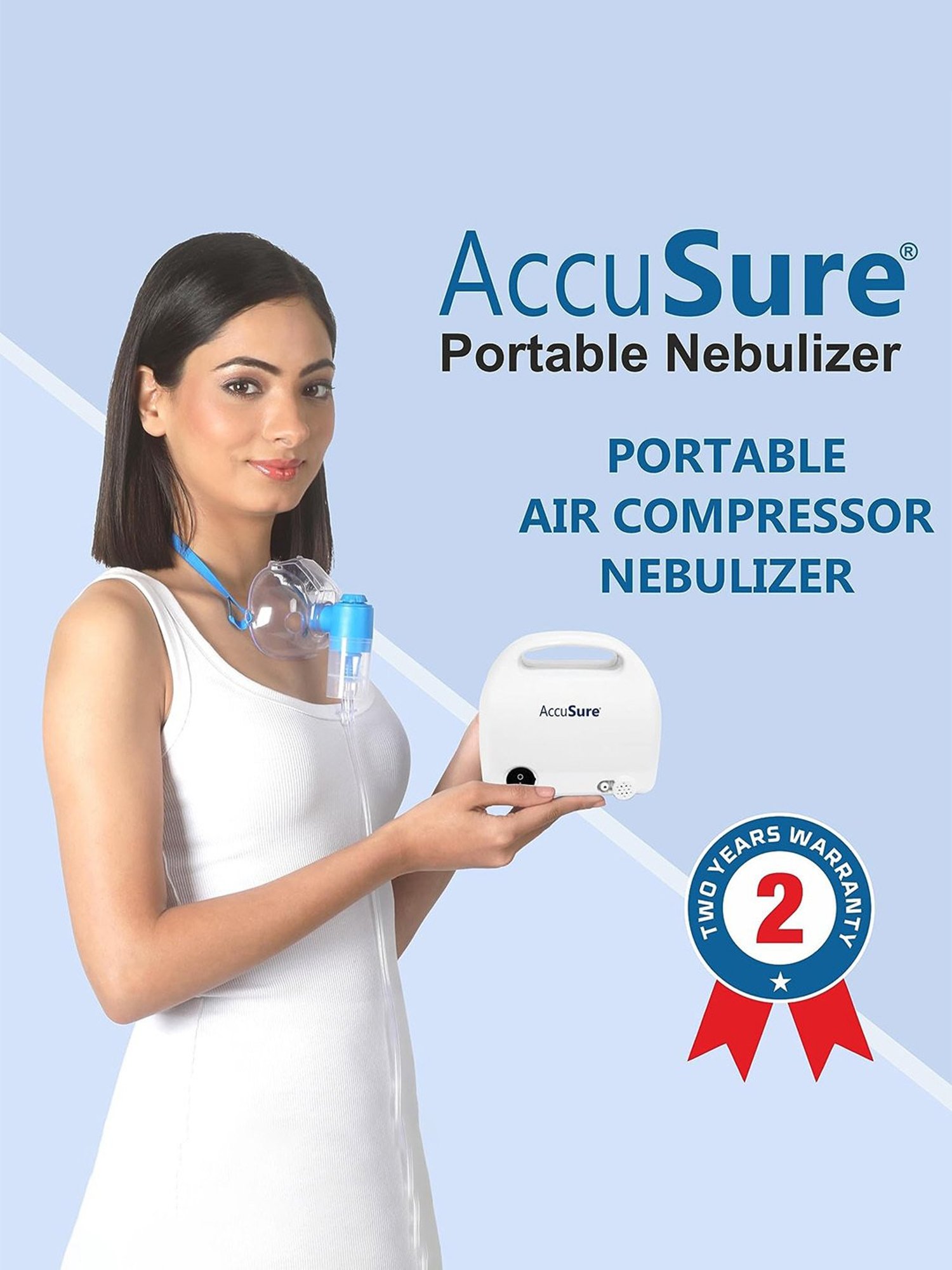 iGRiD IG1614N Compact Compressor Asthma Nebulizer (White)