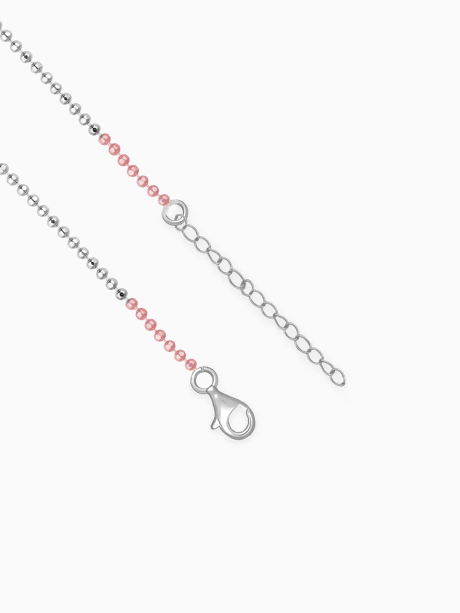 GIVA 925 Silver Triple Tone Imperial Chain for Women & Girls