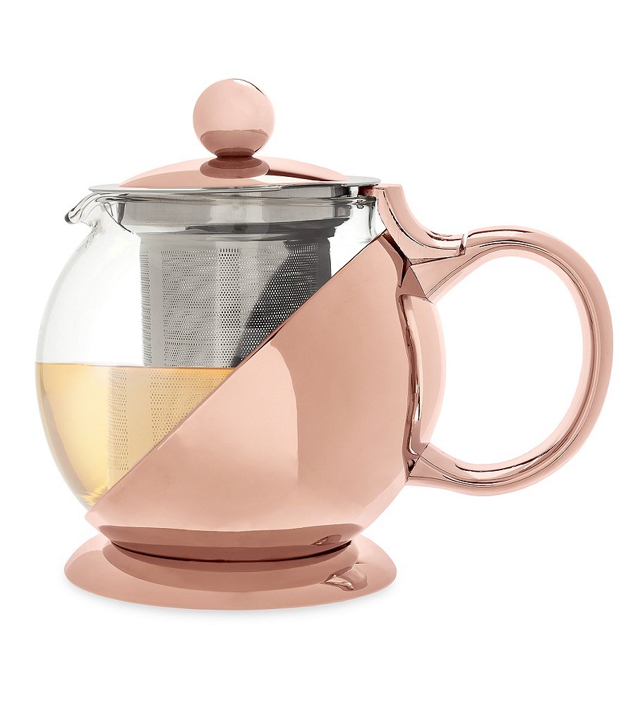 Pinky Up Shelby Rose Gold Wrapped Teapot & Infuser