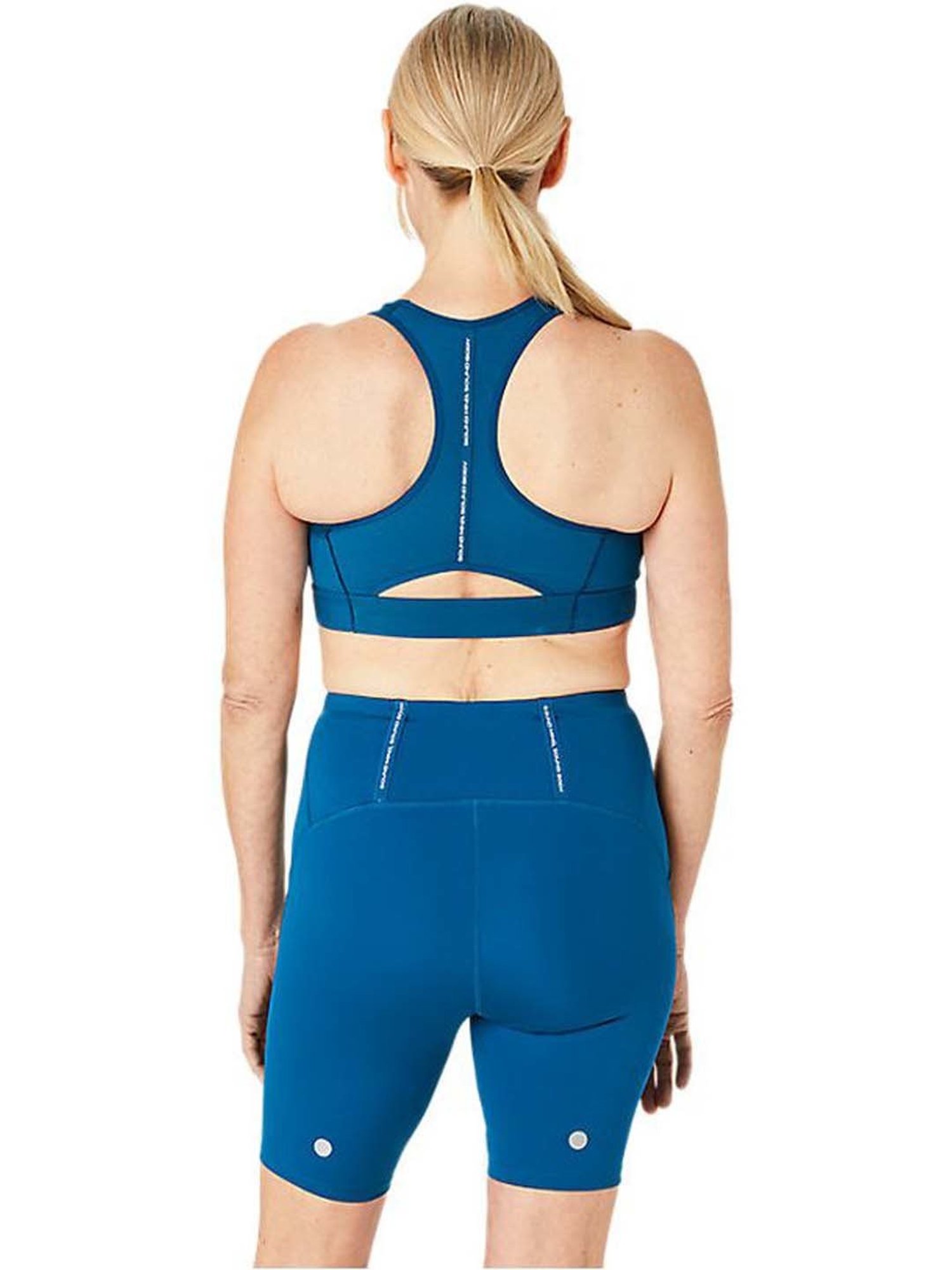 Clovia Teal Non Wired Padded Sports Bra