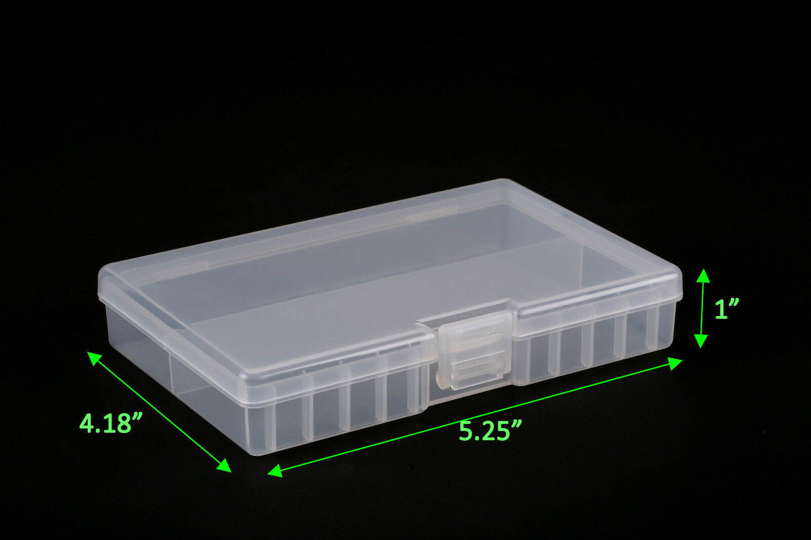 Battery Holder Storage Case Battery Organizer Box Clear For 48 AAA Batteries