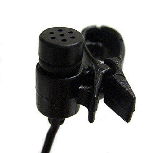 AV-JEFE TCM141 Lapel Tie Clip Microphone _ Black Color, w 3.5mm Locking Plug for use with your Sennheiser wireless systems