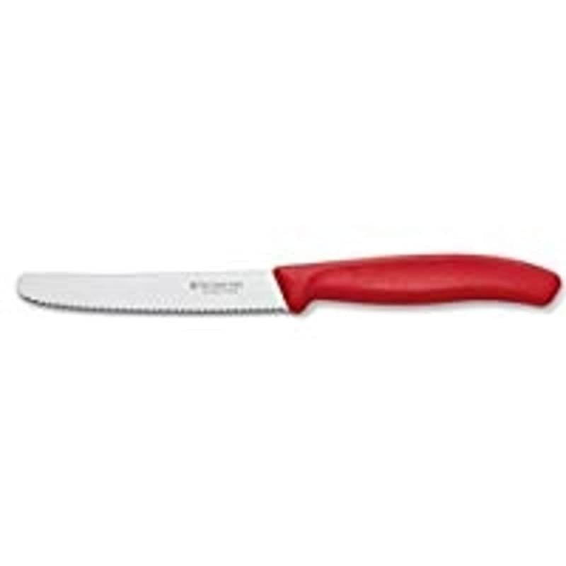 Pillow Packs 4 3&frac14; Paring Red 45 Inch Swiss Classic Utility Knife with Round Tip