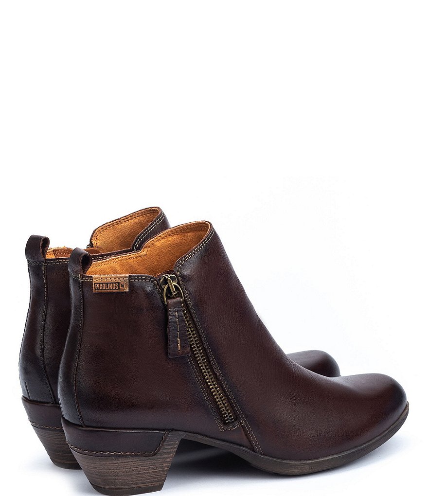 Pikolinos Rotterdam 902 Leather Side Zip Booties