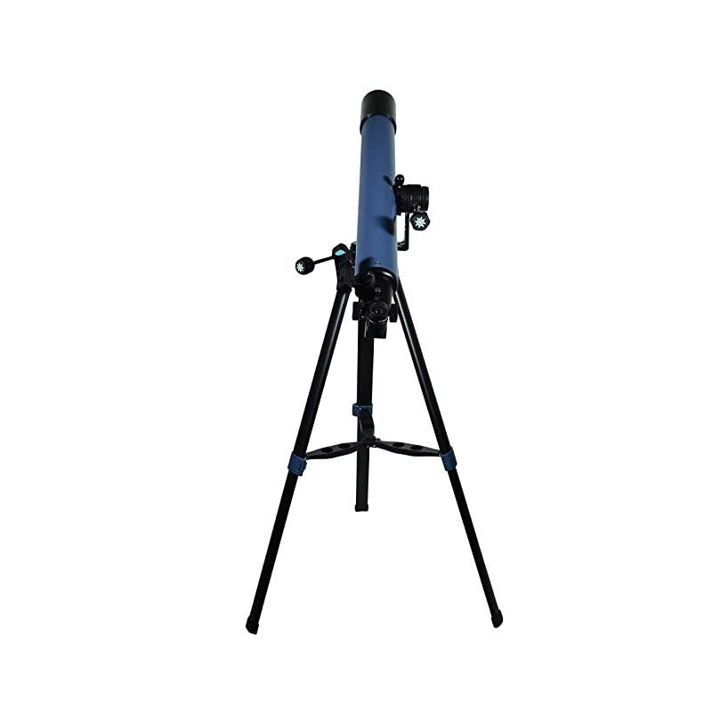 StarPro AZ 80mm Aperture Portable Beginner Refracting Astronomy Telescope with Bonus Adjustable Smartphone Adapter Compact Altazimuth AZ Manual Mount