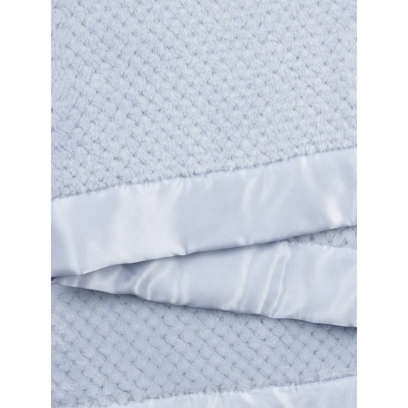 Little Giraffe Honeycomb Baby Blanket - Blue