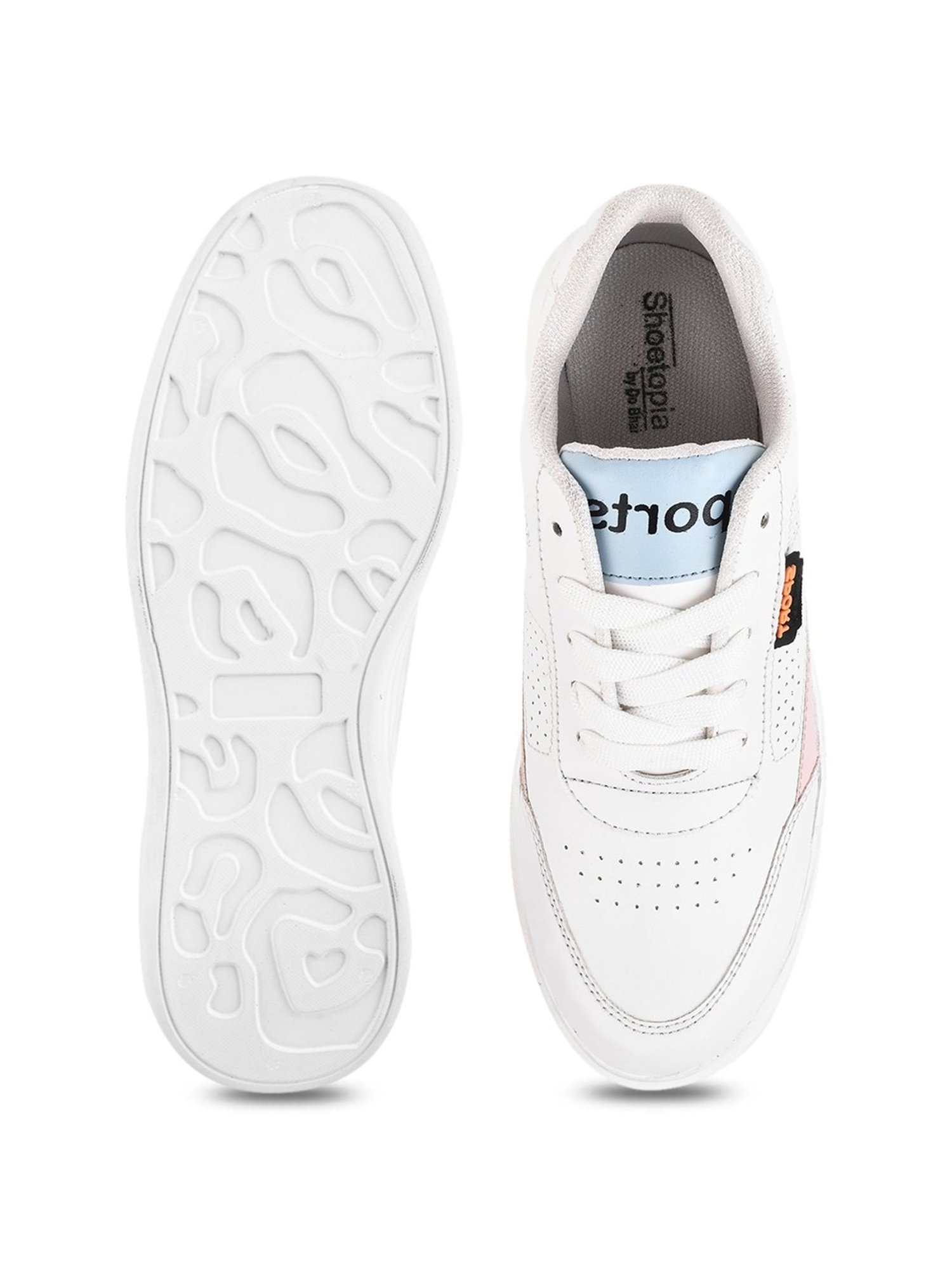 Shoetopia Women's White Sneakers