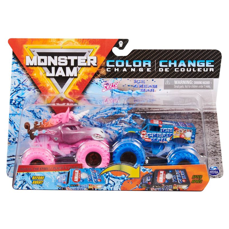 Monster Jam IceCreamTruck 1:64 Scale - 2pk