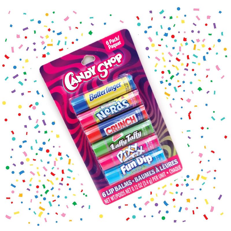 Candy Shop Lip Balm - 6pk/0.72oz
