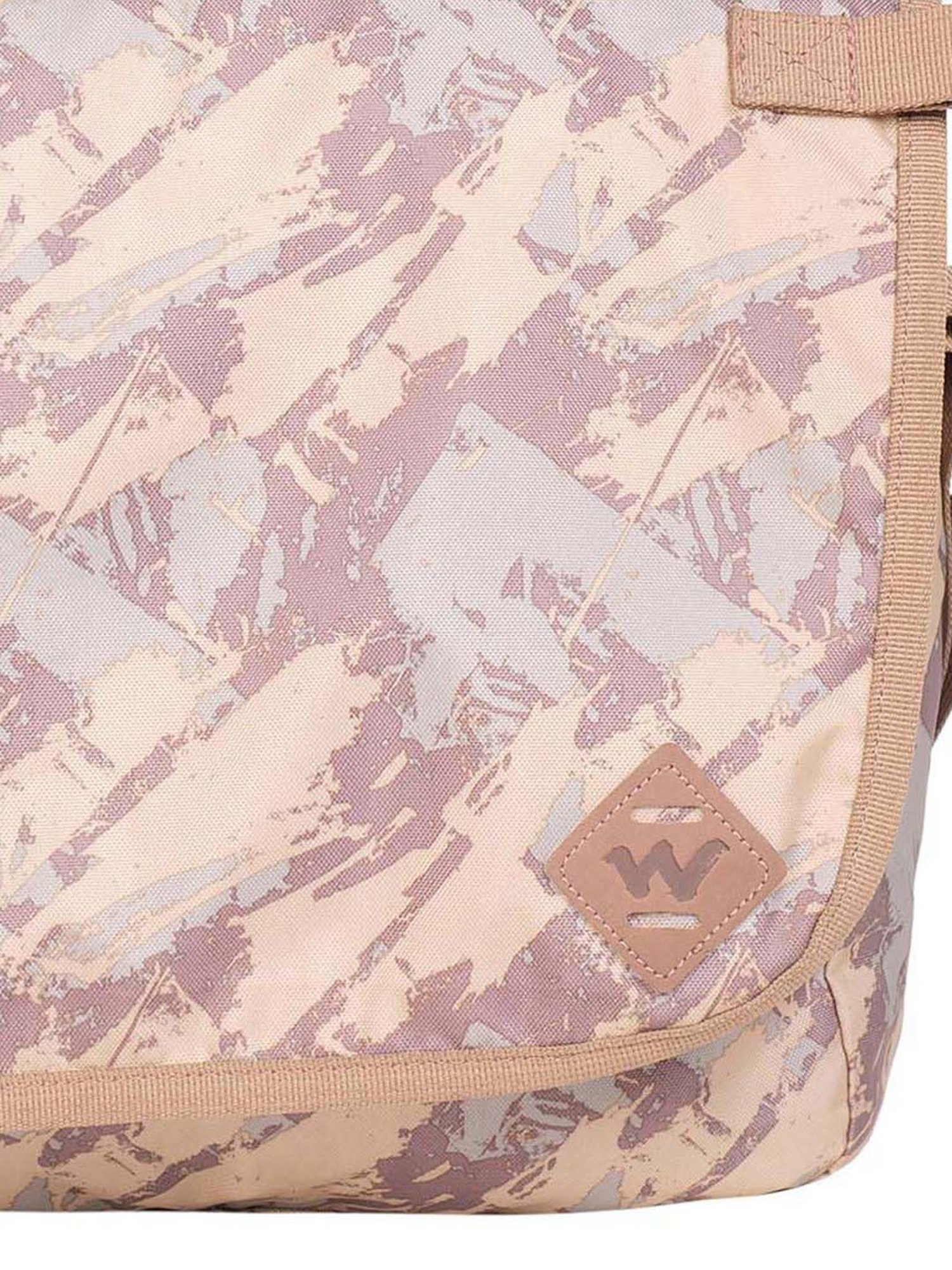 Priority Black Synthetic Large Messenger Bag