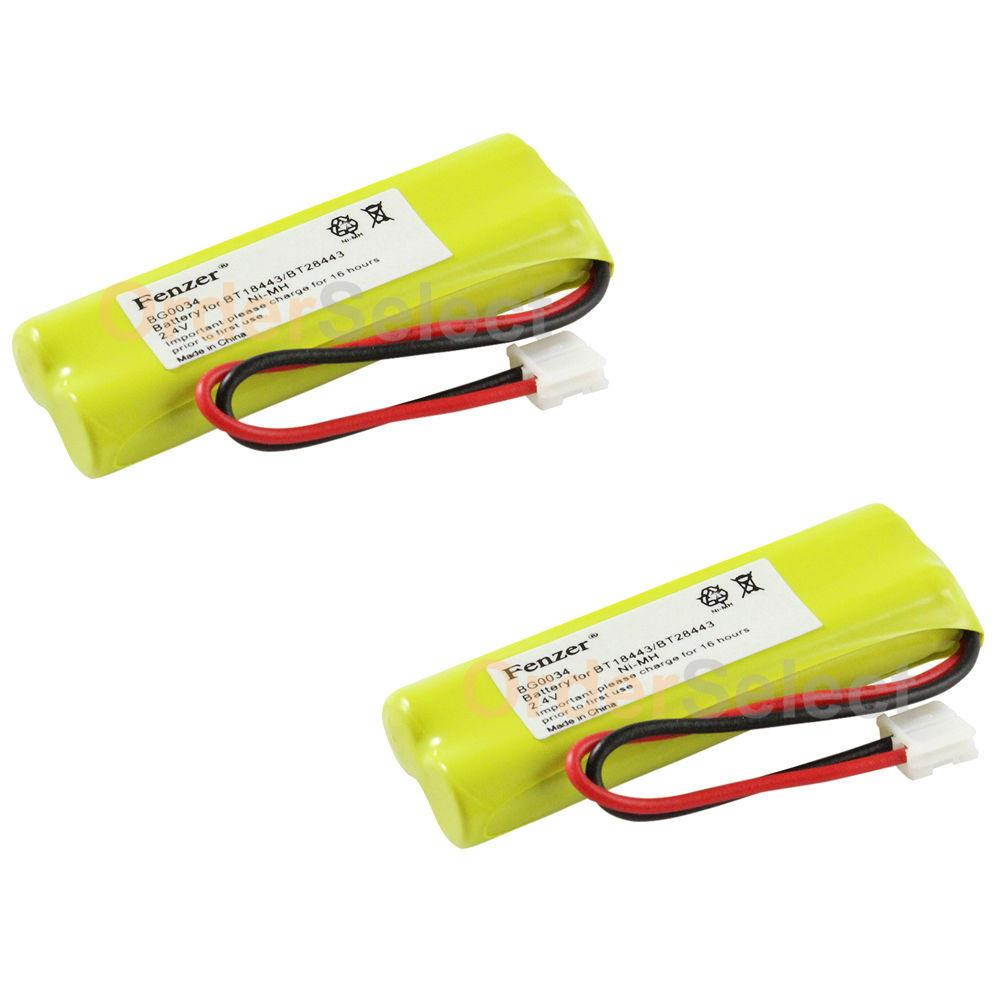 2x NEW Rechargeable Home Phone Battery for Vtech LS-6126 LS-6205 LS-6225 LS-6217
