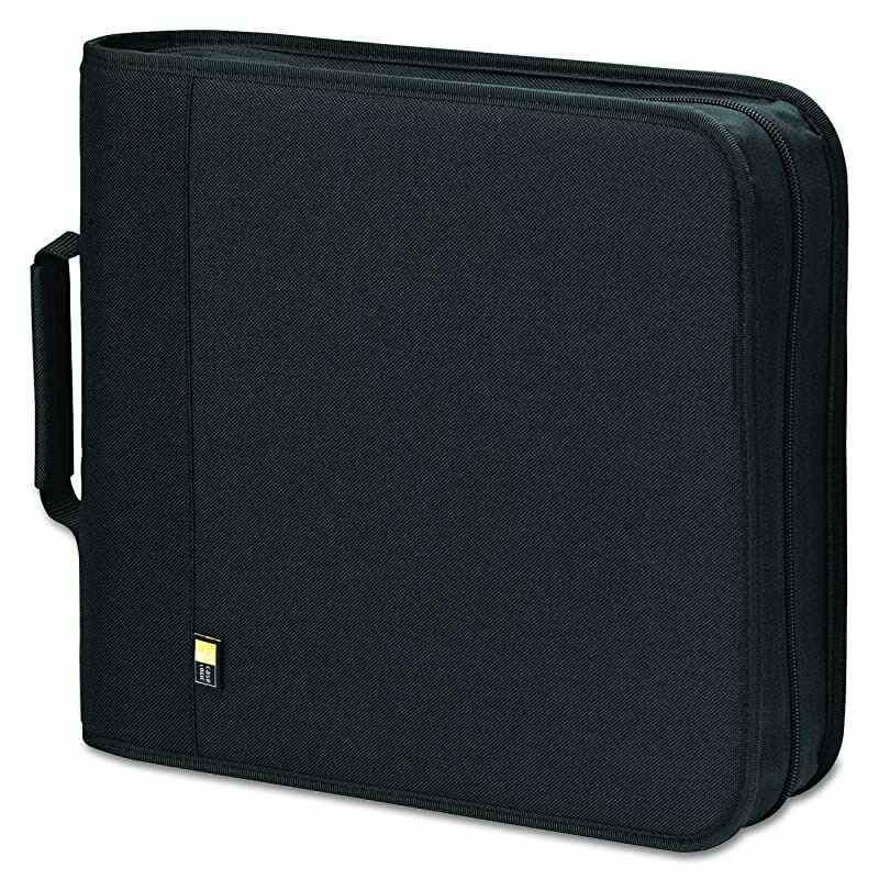 BNB208 208 Capacity CDDVD Prosleeve Nylon Binder Black