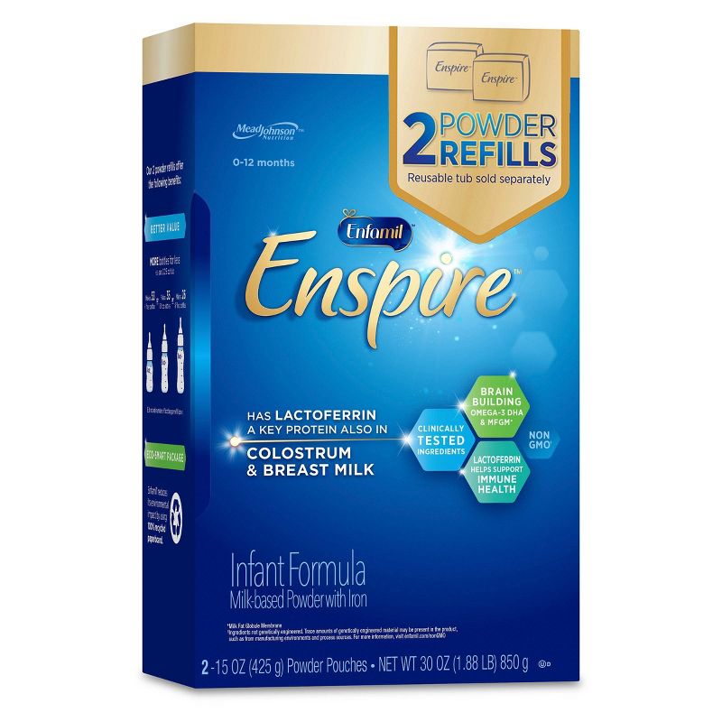 Enfamil 2pk Enspire Infant Formula Powder Refill Box - 30oz