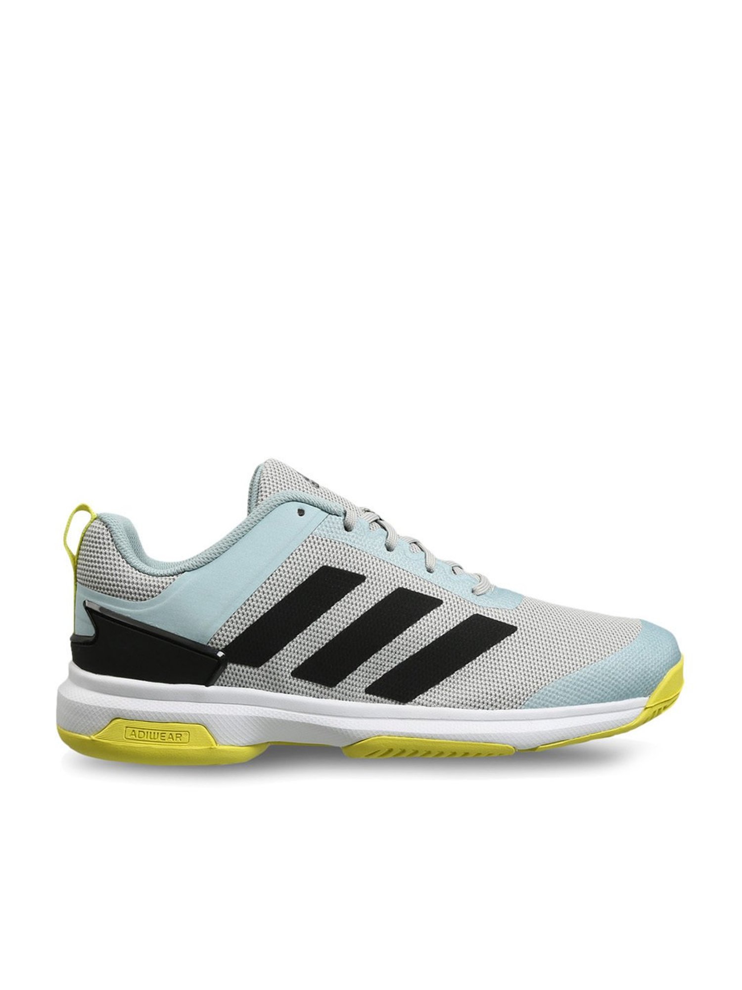 Adidas Men's TENS TOP Grey Tennis Shoes