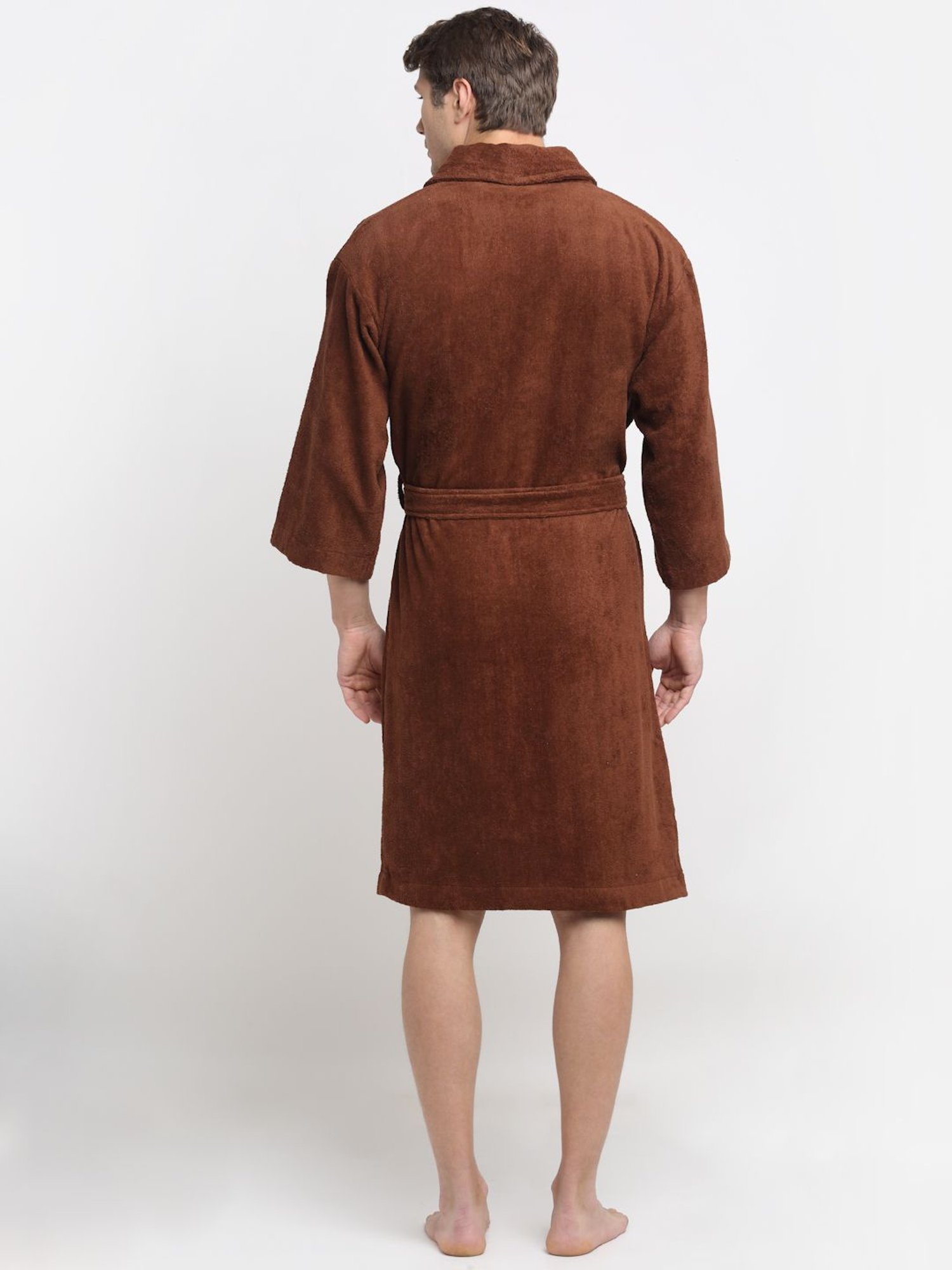 Trident Comfort Living Grey Cotton 380 GSM Bathrobe