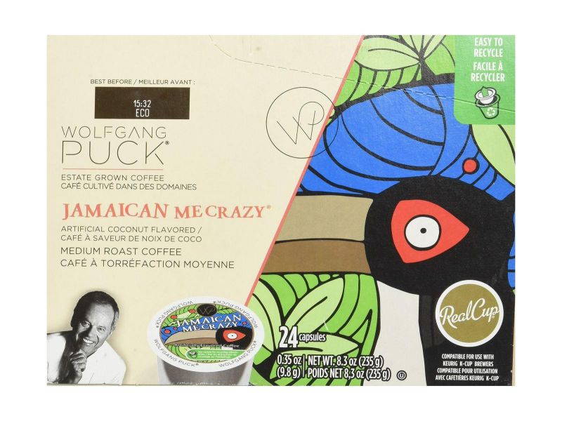 Wolfgang Puck Coffee, Jamaican Me Crazy, K-Cups for Keurig Brewers, 24-Count ...